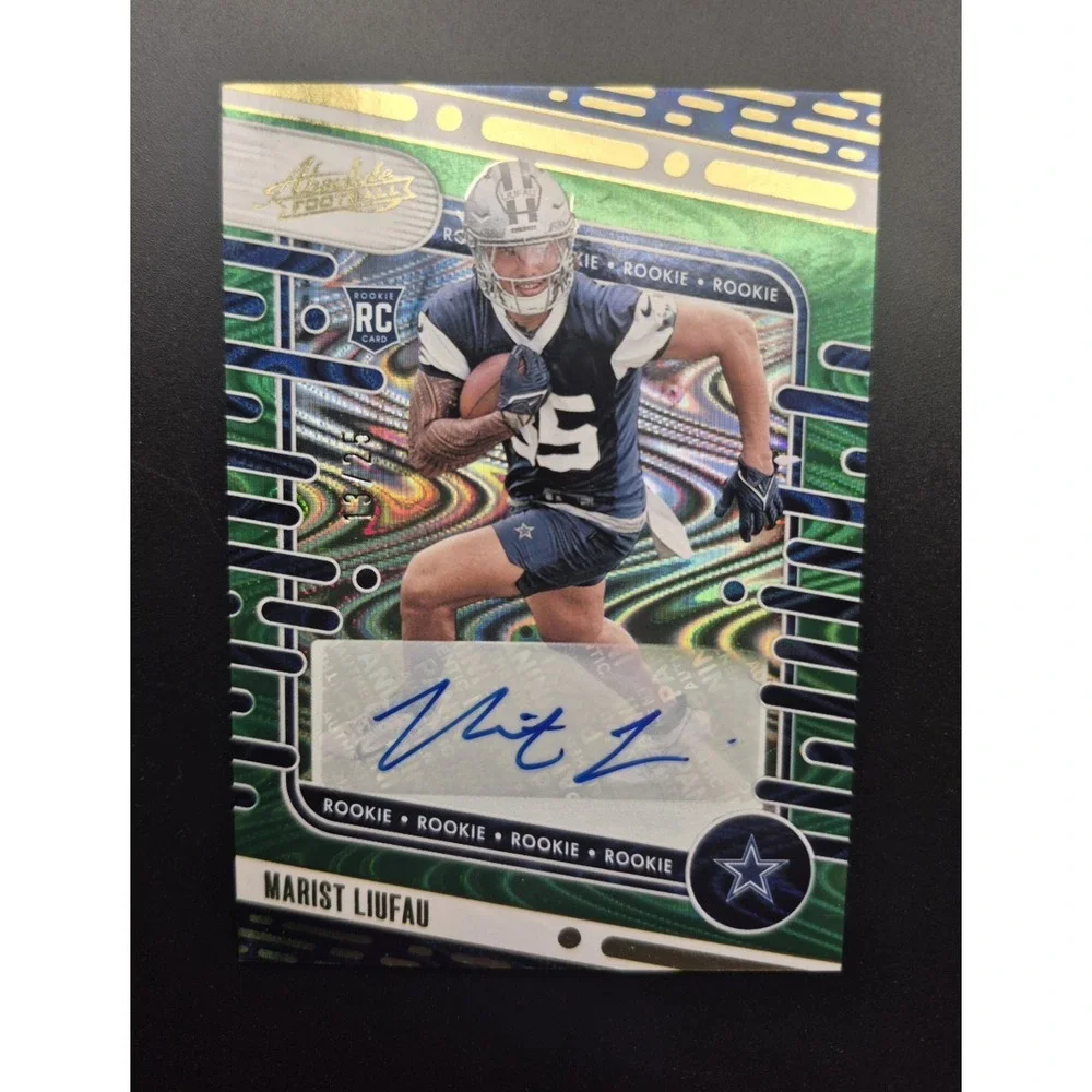 2024 Absolute Marist Liufau #170 Rookie Autographs Green Spectrum /25 (RC) (AU)